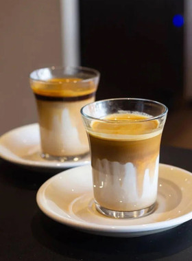 ins网红扩口drity杯咖啡馆商用拿铁咖啡杯澳白咖啡杯冰美式咖啡杯