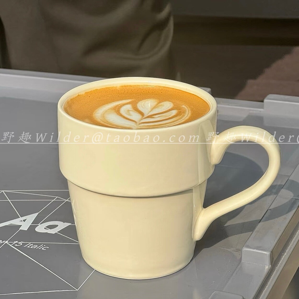 ins陶瓷马克杯带把水杯