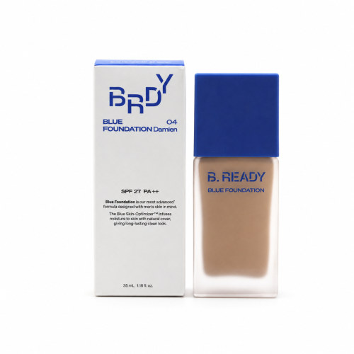 beready碧乐迪男士粉底液35ml小蓝盖修饰肤色保湿面部底妆5色可选