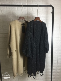 金丝开衫毛衣外套女秋冬装中长款厚2023新款爆款欧货高级好看洋气