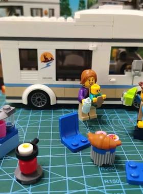 2025城市系列60283旅行假日野营房车男孩女拼装积木儿童益智玩具9