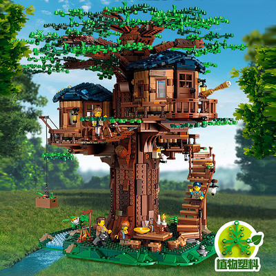 拼装积木IDEAS系列大树屋高难度