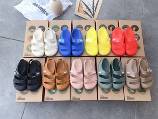 新款igor同款儿童包头凉鞋女童宝宝软底复古果冻鞋男童沙滩防水鞋