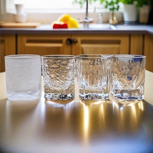 Roupa罗派ins风玻璃杯茶杯冷饮杯果汁杯饮料杯洋酒杯威士忌清酒杯