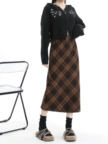 Ретро длинная летняя длинная юбка, высокая талия, А-силуэт, средней длины