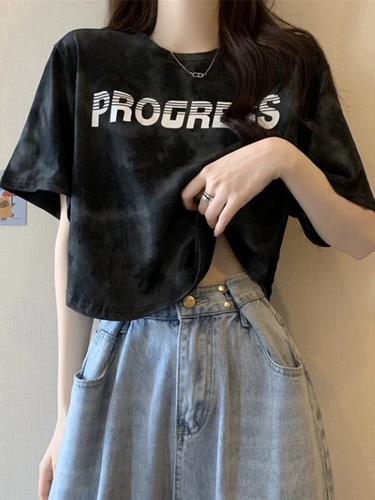 Ретро летняя дизайнерская футболка с коротким рукавом, в американском стиле, оверсайз, свободный крой