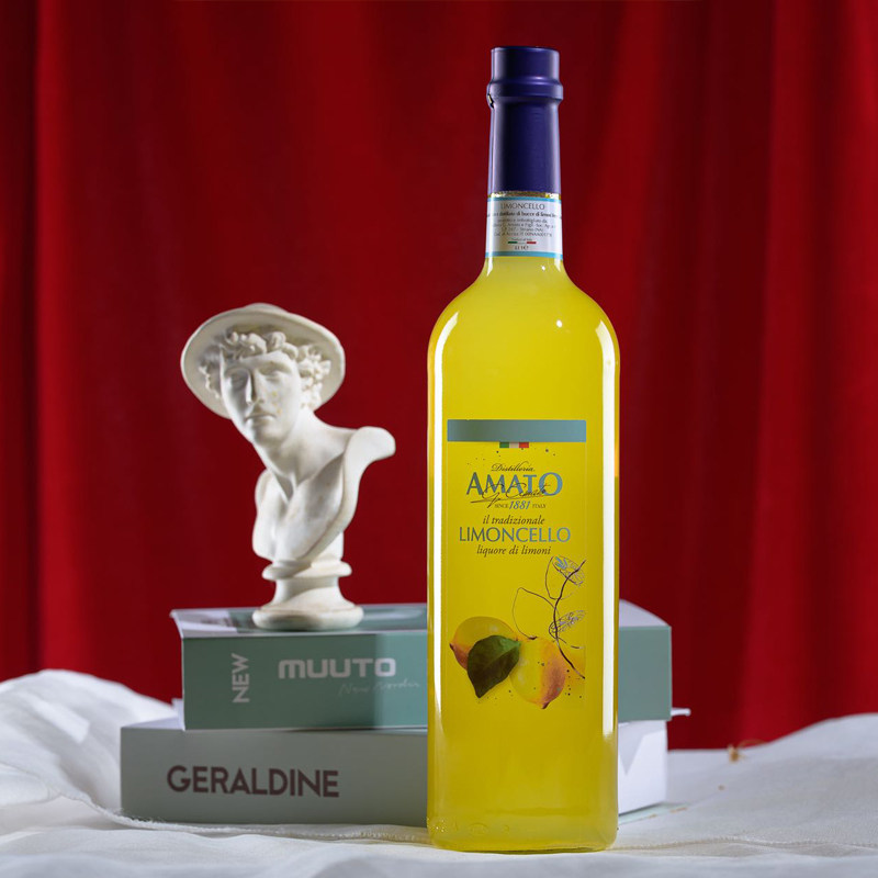 意大利原瓶进口柠檬酒limoncello纯正利口酒传统果味酒单支33度