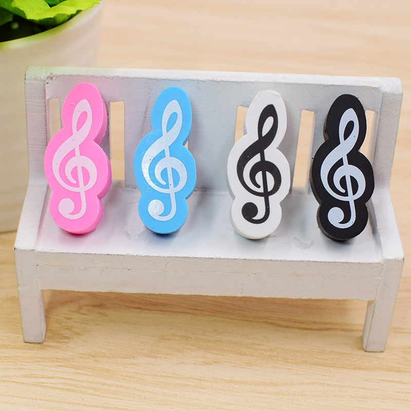 创意音乐符号文具橡皮高音谱号橡皮擦可爱音符学生奖品小礼物台湾