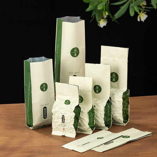 铝箔茶叶抽真空罐装袋 散茶小包装分装专用封口袋 茗茶国潮礼品袋
