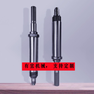花键轴套加工定制一件起做内外渐开线矩形传动齿轮轴车床非标订做