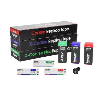 原装Testex X-COARSE粗糙度测试带复制胶带拓片纸40-115μm锚纹纸