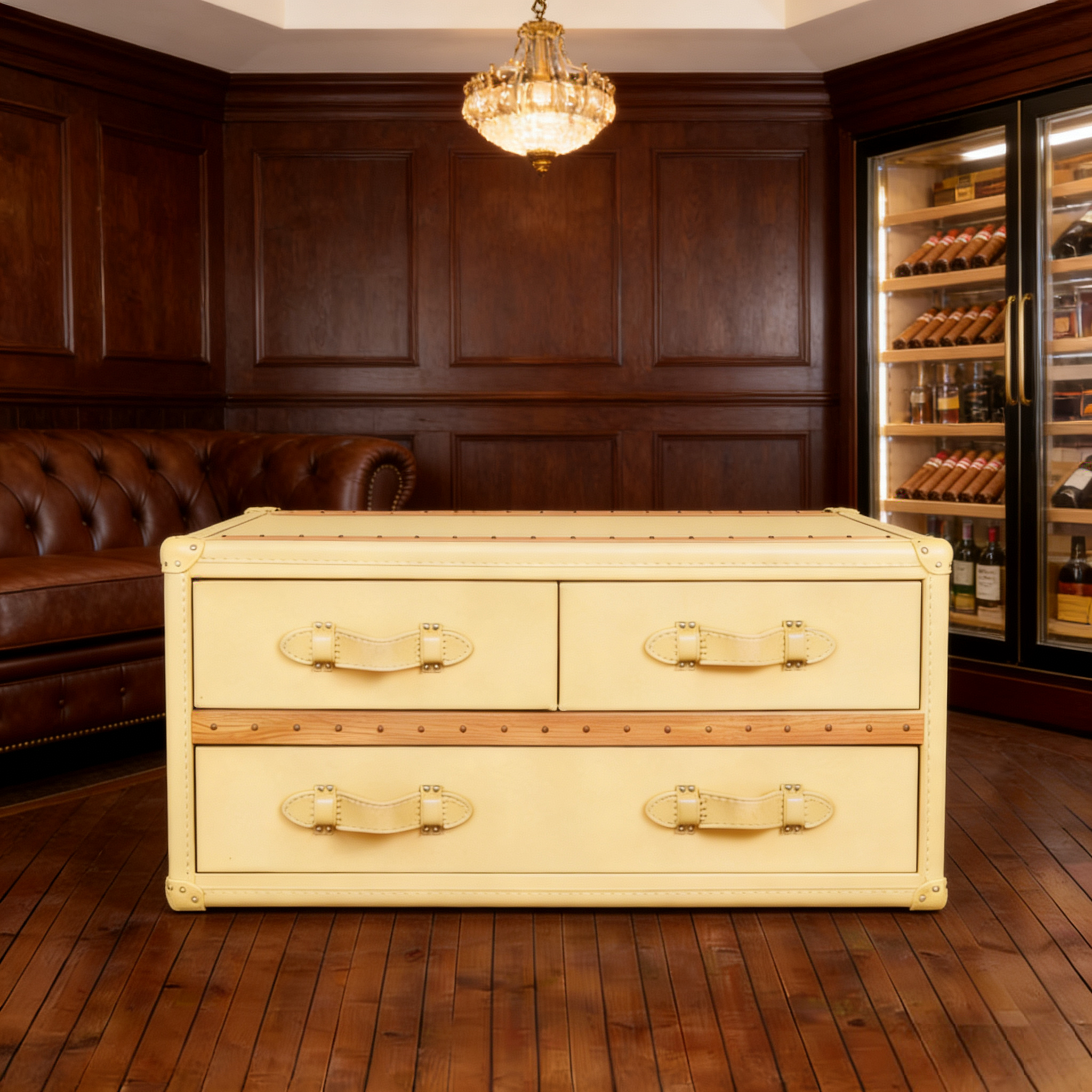 美式复古皮箱茶几咖啡桌欧式雪茄吧实木桌装饰柜中古风行李箱茶几,住宅家具,茶几,淘宝优惠券,粉丝福利购,淘宝优惠卷