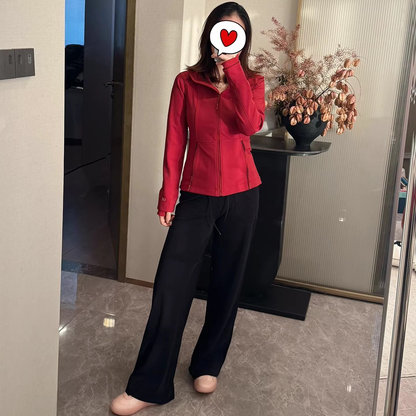 抓绒～贴身不扎！lu同款~瑜伽运动外套女25冬款新款显瘦防晒衣 女,运动/瑜伽/健身/球迷用品,瑜伽外套,淘宝优惠券,粉丝福利购,淘宝优惠卷