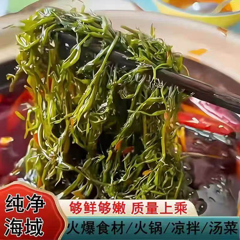 鞭炮笋火锅食材海藻菜凉拌菜海草火锅菜长寿菜龙须盐渍马尾藻整箱,水产肉类/新鲜蔬果/熟食,海带,淘宝优惠券,粉丝福利购,淘宝优惠卷