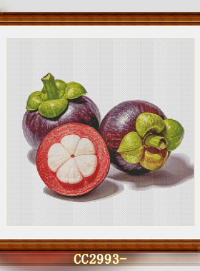 【CC2993-美食系列之山竹】十字绣2025新款小件线绣客厅