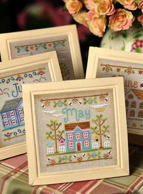 【CC3075-12个月小房子】十字绣2025新款小件线绣客厅