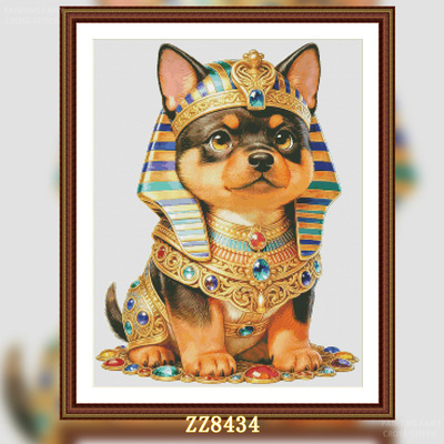 【ZZ8434-法老狗】十字绣2026年新款客厅卧室风景