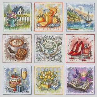 【CC-美好生活系列】十字绣2025新款小件客厅餐厅简单新手款