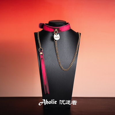 樱花choker温感变色项圈女颈带男项链puppy挂牌小众情侣礼物
