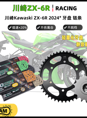 德国AFAM牙盘日本RK链条EK链条适用于川崎忍者ZX-6R改装泰版牙盘