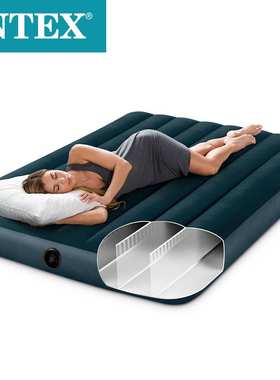 供应INTEX64106充气床绿色 空气床双人人 气垫床线拉床垫64731