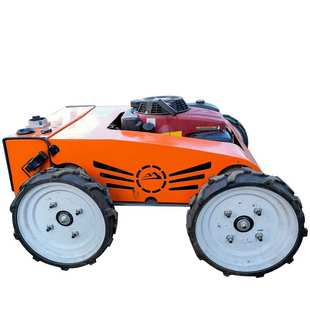 厂家遥控割草机SKK55 除草机开荒修剪割草机 4工作时自动充电轮式