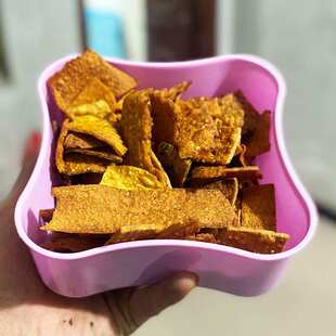 湖南衡阳耒阳刮皮农家特产手工番薯干地瓜片油炸红薯片2斤装