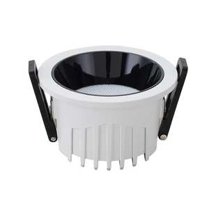 缓启缓灭筒灯嵌入式 家用客厅酒店客房7W75孔全光谱98显防眩目筒灯