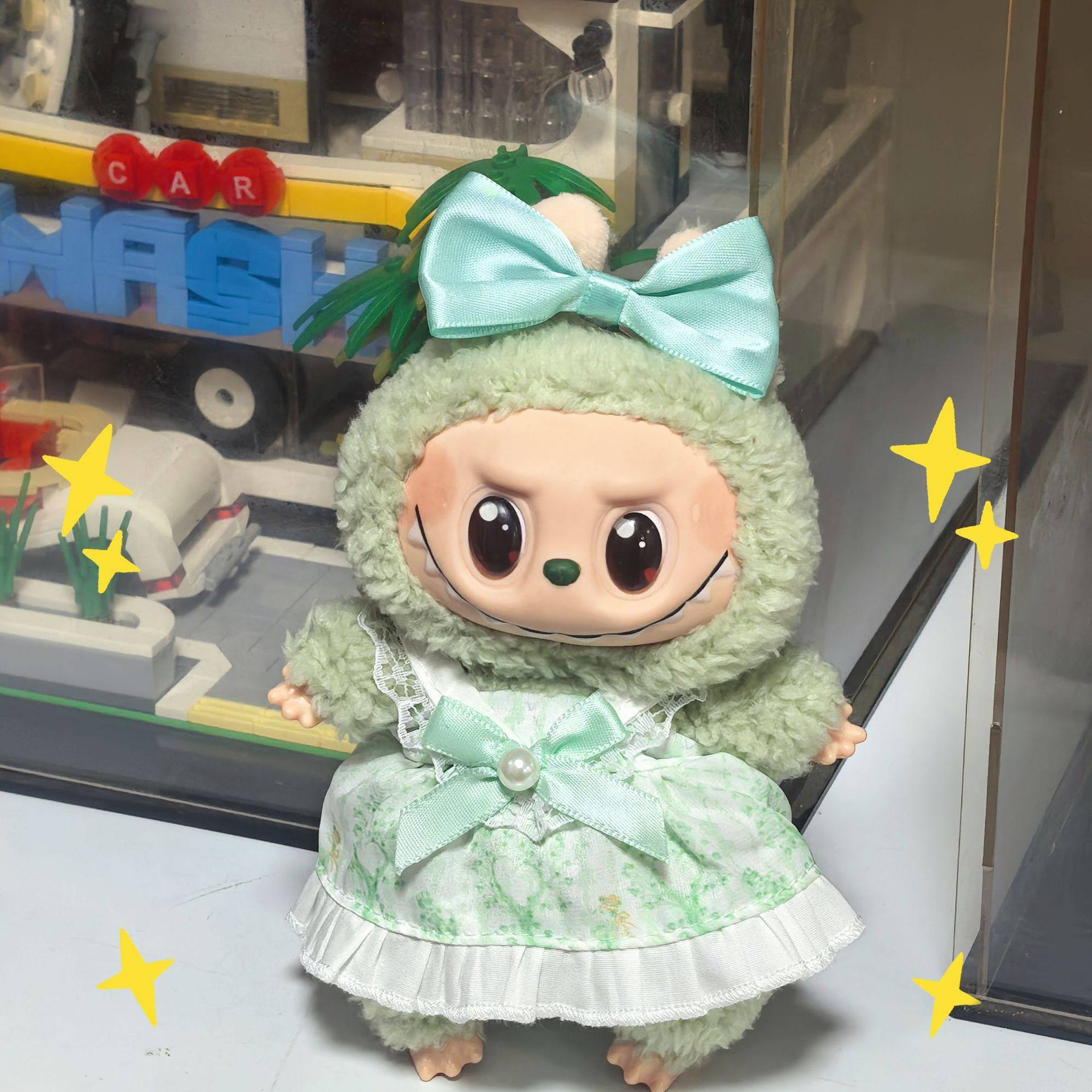 新款拉布布15cm神卡维精灵天团呆萌卡哇伊娃衣替换装厂家