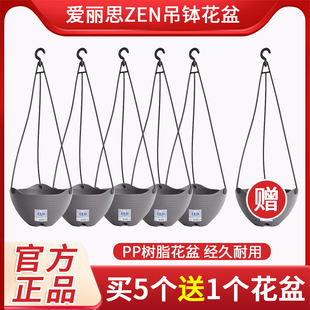 爱丽思吊兰盆盆树脂塑料多肉绿萝植物垂吊简约户外庭院爱丽丝花盆