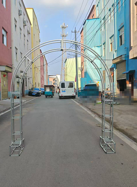 拱门新款桁架弧形道具半圆铁艺婚庆舞台户外拱形架子布置装饰婚礼