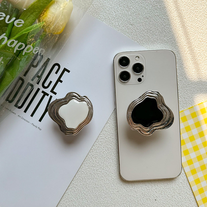 小众轻奢可伸缩稳固便携网红款波浪边看剧手机气囊支架金属,3C数码配件,手机支架/手机座,淘宝优惠券,粉丝福利购,淘宝优惠卷