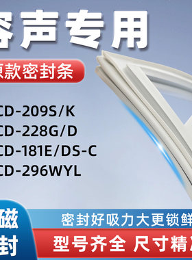 适用容声BCD 209S/K 228G/D 181E/DS-C 296WYL冰箱密封条原装