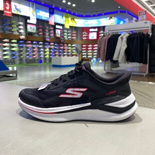 skechers斯凯奇男运动休闲鞋厚底缓震轻便回弹一脚蹬闪穿鞋221141