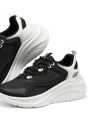 skechers斯凯奇舒适透气厚底增高女鞋运动鞋休闲鞋时尚117519