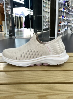 skechers斯凯奇健步鞋轻便回弹休闲鞋缓震女鞋一脚蹬125240