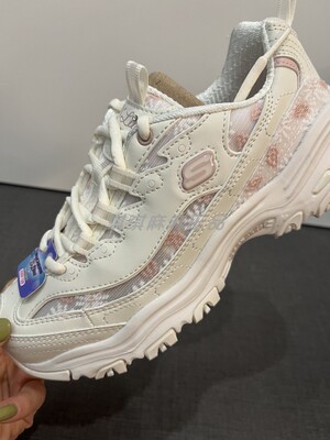 skechers斯凯奇花海熊春夏女鞋透气运动休闲鞋增高熊猫鞋150234