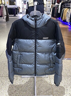 skechers斯凯奇羽绒服中性款情侣装男女通用运动休闲外套P425U091