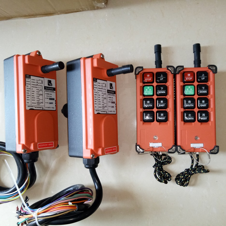 双手柄 双接收器主机 起重机遥控器，双发双收，减少停工停产