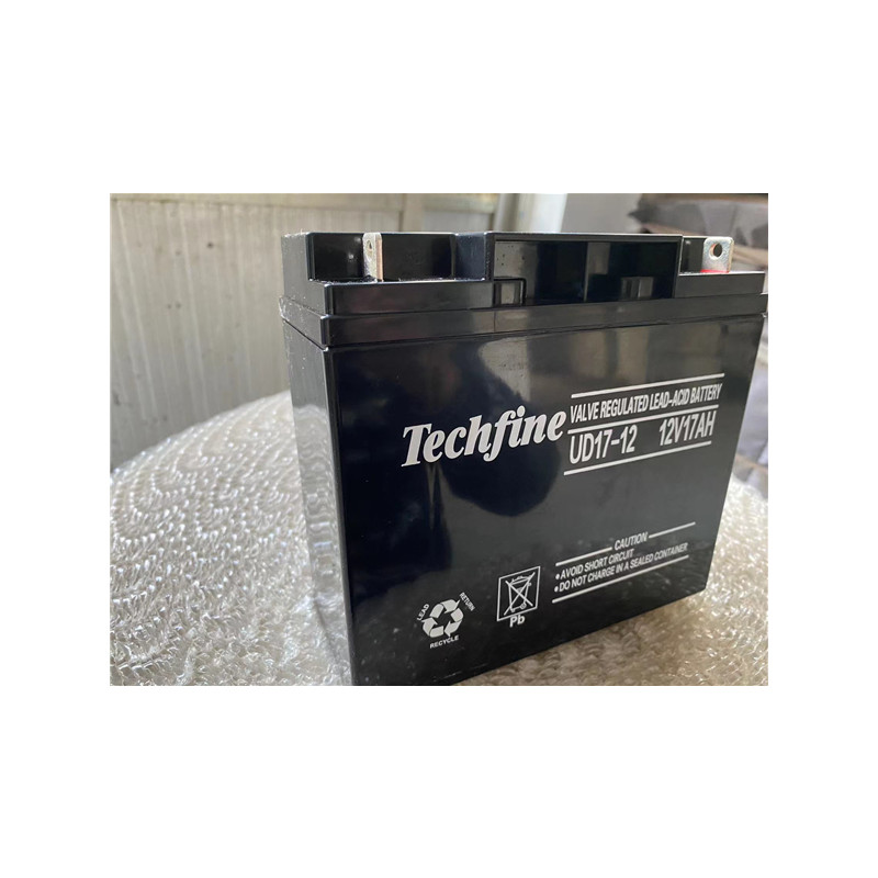 Techfine泰琪丰蓄电池UD17-12 电梯停靠 消防设备12V17AH铅酸电池