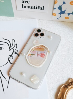 一只羊夏日镜子手机壳适用于苹果14plus13pro12ProX70米12PRONOVA