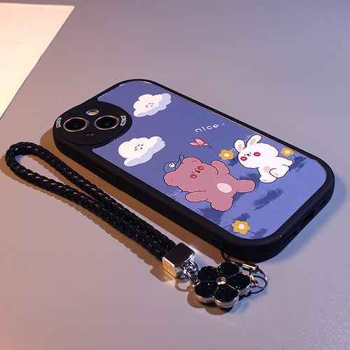 小熊兔子oppoReno7软卡通手机壳