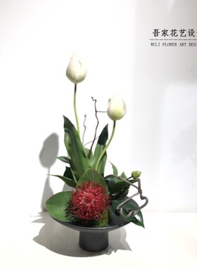 样板房花艺  新中式整体花艺套餐  酒店会所软装搭配设计师款