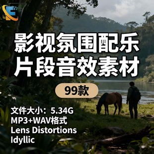 影视氛围配乐片段音效音乐素材Lens Distortions Idyllic剪辑音频
