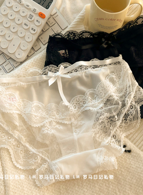 性感蕾丝内裤女低腰纯欲镂空透气纯棉档女士2025新款禁欲系三角裤