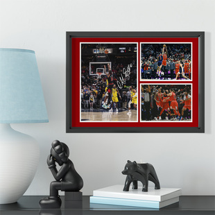 德罗赞双绝杀实木装饰相框照片墙海画框报球迷周边礼物桌摆件挂框
