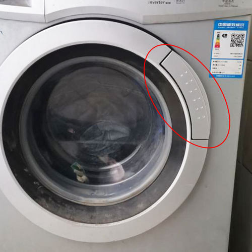 适用美的小天鹅滚筒洗衣机原装配件大全门扣门钩门铰链塑料门把手