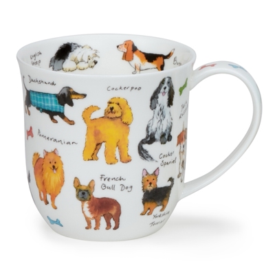 DUNOON英产丹侬骨瓷杯猫狗水杯可爱动物咖啡杯 喵星人汪星人网红