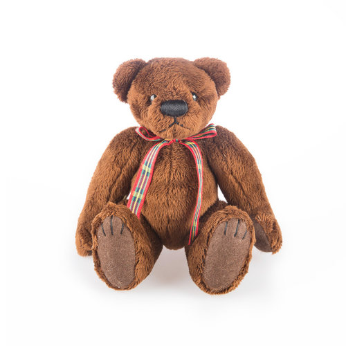 德国产泰迪熊毛绒玩具CLEMENS手工Andy摆件20cm儿童女生礼物