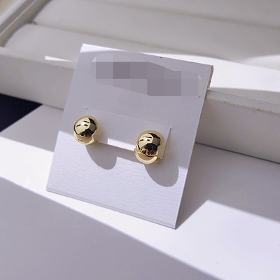欧美出口外贸饰品耳扣睡觉免摘镀金简约大气日常百搭高级感耳钉女